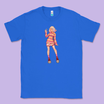 Colorful Girl Classic Tee Designed By Tumblerdesignbyshophia