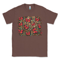 Chestnut Easter Butterflies Background Classic Tee - RanaPortraitStore