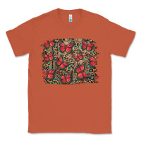 Copper Easter Butterflies Background Classic Tee - RanaPortraitStore