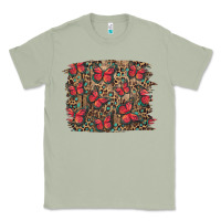 Matcha Easter Butterflies Background Classic Tee - RanaPortraitStore
