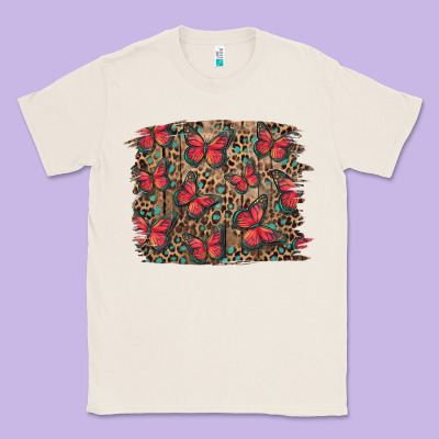 Easter Butterflies Background Classic Tee Designed By Ranaportraitstore