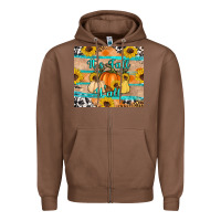 Chestnut it's fall y'all Zipper Hoodie - Artiststas