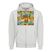 Dove Grey it's fall y'all Zipper Hoodie - Artiststas