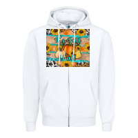 White it's fall y'all Zipper Hoodie - Artiststas