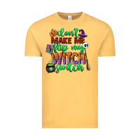 Vintage Mustard dont make me flip my witch switch Vintage Tee - CowGirlArtShop