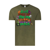 Vintage Olive dont make me flip my witch switch Vintage Tee - CowGirlArtShop