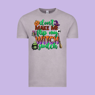Dont Make Me Flip My Witch Switch Vintage Tee Designed By Cowgirlartshop