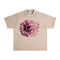 Cancer Sunflower Urban Heavy Tee | Teevron