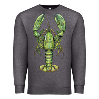 Charcoal Heather lobster Premium Sweatshirt - BarkalooDesign