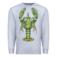 Heather Grey lobster Premium Sweatshirt - BarkalooDesign