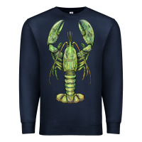 Navy lobster Premium Sweatshirt - BarkalooDesign