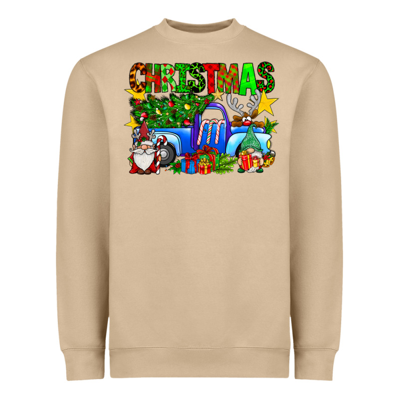 Christmas Truck Heavyweight Sweatshirt by SublimationCraftShop | Teevron