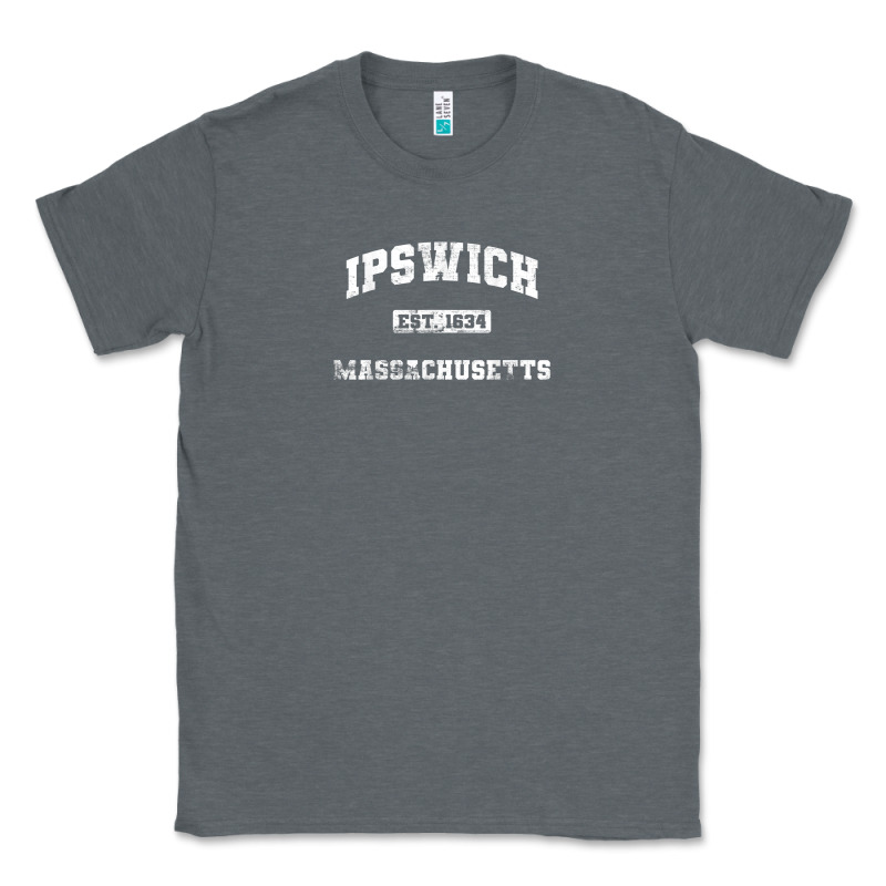 Ipswich Massachusetts Ma Vintage State Athletic Style Classic Tee by trangStudio | Teevron