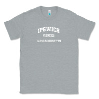 Heather Grey ipswich massachusetts ma vintage state athletic style Classic Tee - trangStudio
