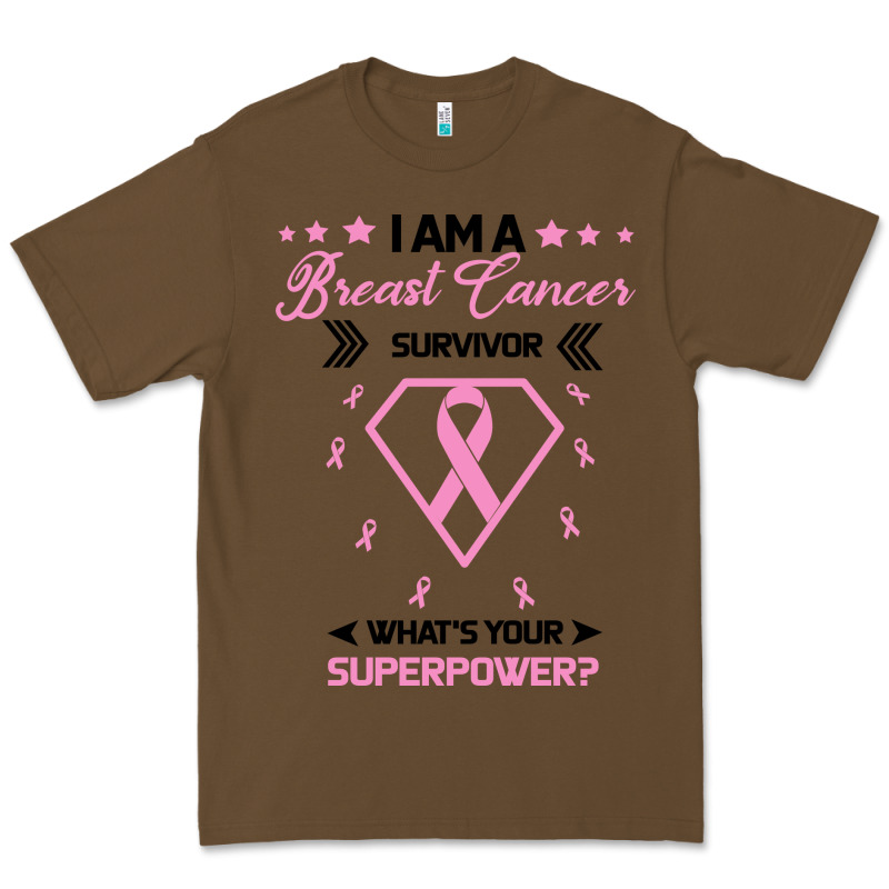 I Am A Breast Cancer Survivor What Is Your Superpower Premium Tee by Bettercallsaul | Teevron