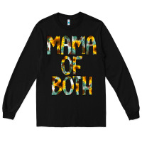 Black Mama of Both Long Sleeve Tee - CowCowDesign