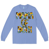 Colony Blue Mama of Both Long Sleeve Tee - CowCowDesign