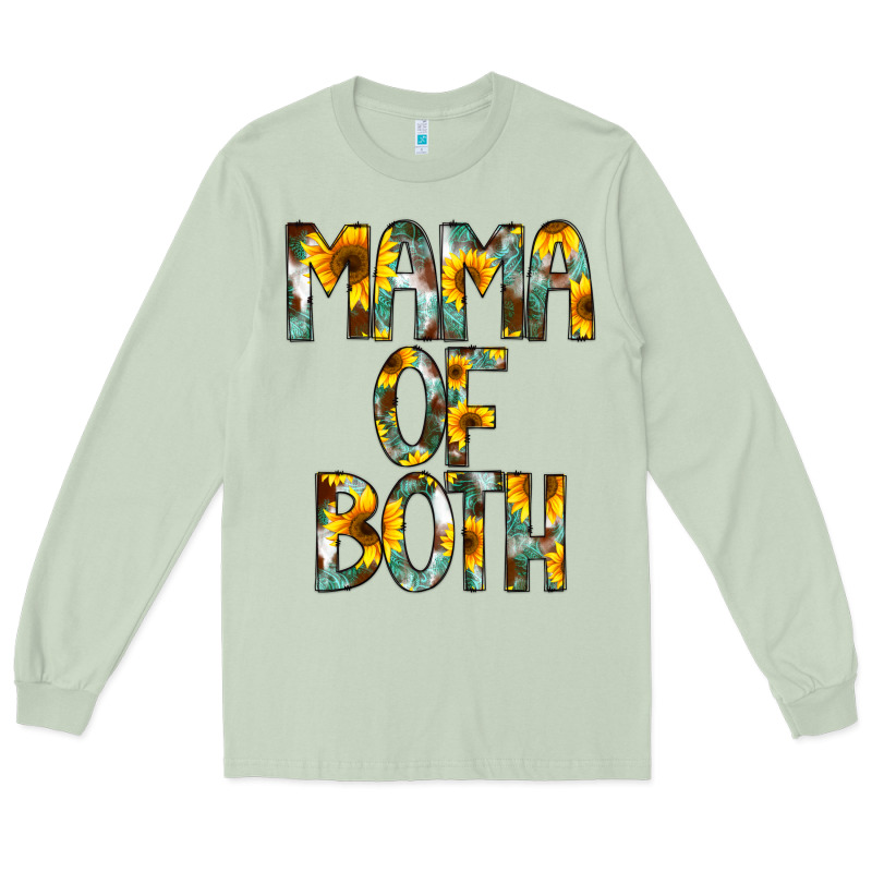 Mama Of Both Long Sleeve Tee by CowCowDesign | Teevron