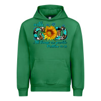 Emerald with god all things are possible sunflower Urban Hoodie - AdoDesignShop