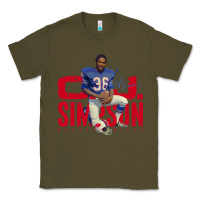 Army Green O.J. Simpson Classic Tee - trangStudio