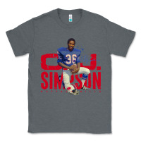 Charcoal Heather O.J. Simpson Classic Tee - trangStudio