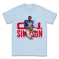 Dusty Blue O.J. Simpson Classic Tee - trangStudio