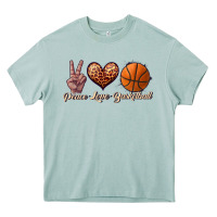 Arona peace love basketball Heavy Core Tee - JahusDesignShop