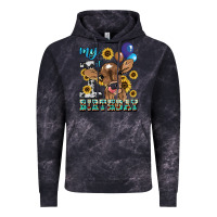 Cloud Black My first Birthday baby cow sunflower Vintage Hoodie - HowdyJamesFarm