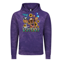 Cloud Purple My first Birthday baby cow sunflower Vintage Hoodie - HowdyJamesFarm