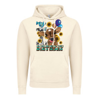 Vintage Artic My first Birthday baby cow sunflower Vintage Hoodie - HowdyJamesFarm