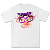 White pig with bandana Premium Tee - RanaPortraitStore