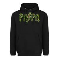 Black papa  lightning camouflage Heavyweight Hoodie - BarkalooDesign