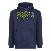 Navy papa  lightning camouflage Heavyweight Hoodie - BarkalooDesign