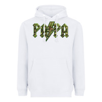 White papa  lightning camouflage Heavyweight Hoodie - BarkalooDesign