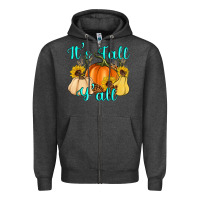 Charcoal Heather it's fall y'all Zipper Hoodie - Artiststas
