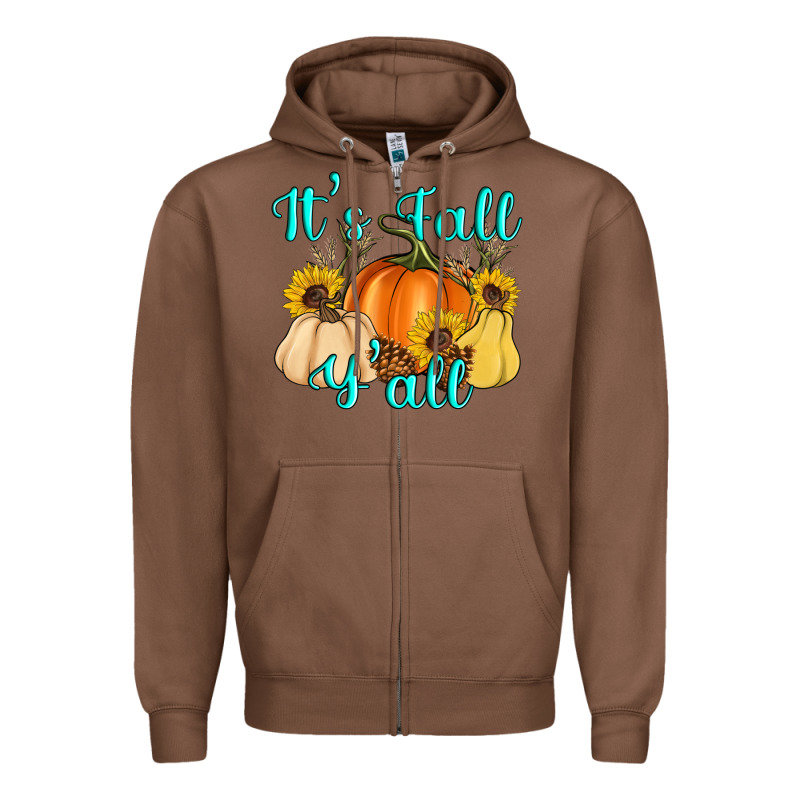 It's Fall Y'all Zipper Hoodie by Artiststas | Teevron