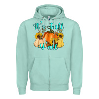 Seafoam it's fall y'all Zipper Hoodie - Artiststas