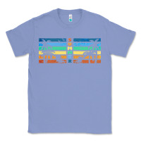 Colony Blue retro summer Classic Tee - TumblerDesignByShophia