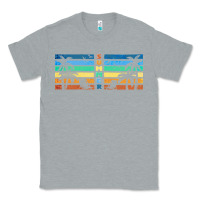 Heather Grey retro summer Classic Tee - TumblerDesignByShophia