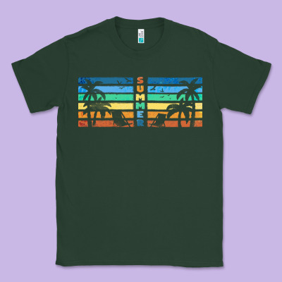 Retro Summer Classic Tee Designed By Tumblerdesignbyshophia