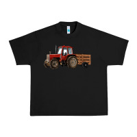 Black farm tractor Urban Heavy Tee - RanaPortraitStore