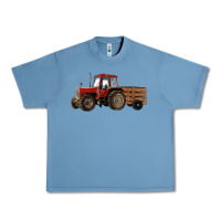 Pebble Blue farm tractor Urban Heavy Tee - RanaPortraitStore