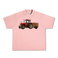 Salmon farm tractor Urban Heavy Tee - RanaPortraitStore