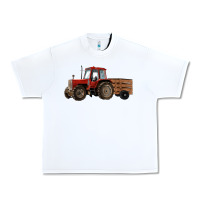 White farm tractor Urban Heavy Tee - RanaPortraitStore