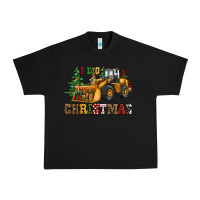 Black i dig christmas bulldozer Urban Heavy Tee - CowGirlArtShop