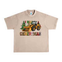 French Oak i dig christmas bulldozer Urban Heavy Tee - CowGirlArtShop