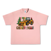 Salmon i dig christmas bulldozer Urban Heavy Tee - CowGirlArtShop