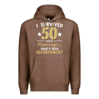 Chestnut 50 years of marriage superpower 50th wedding anniversary Premium Hoodie - trangStudio