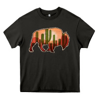 Asphalt Cactus Bison Silhouette Heavy Core Tee - Bettercallsaul