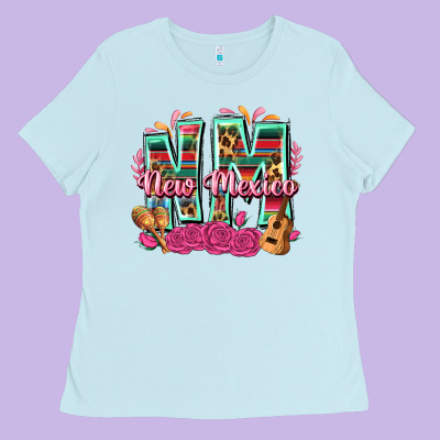 New Mexico Ladies Tee Designed By Texasbilliewilder